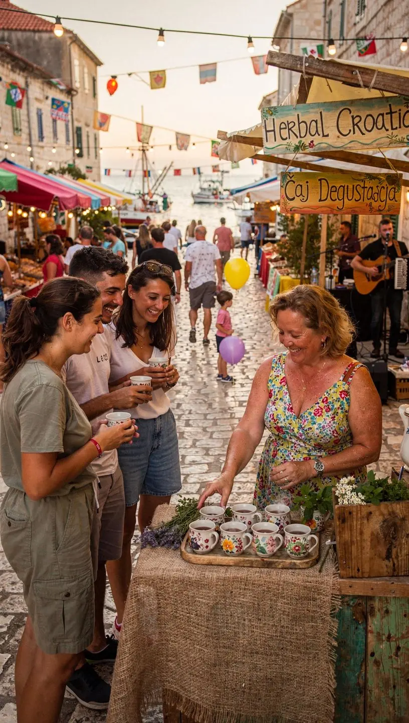 Priprema čaja u kuhinji s mirisnim začinima i biljem