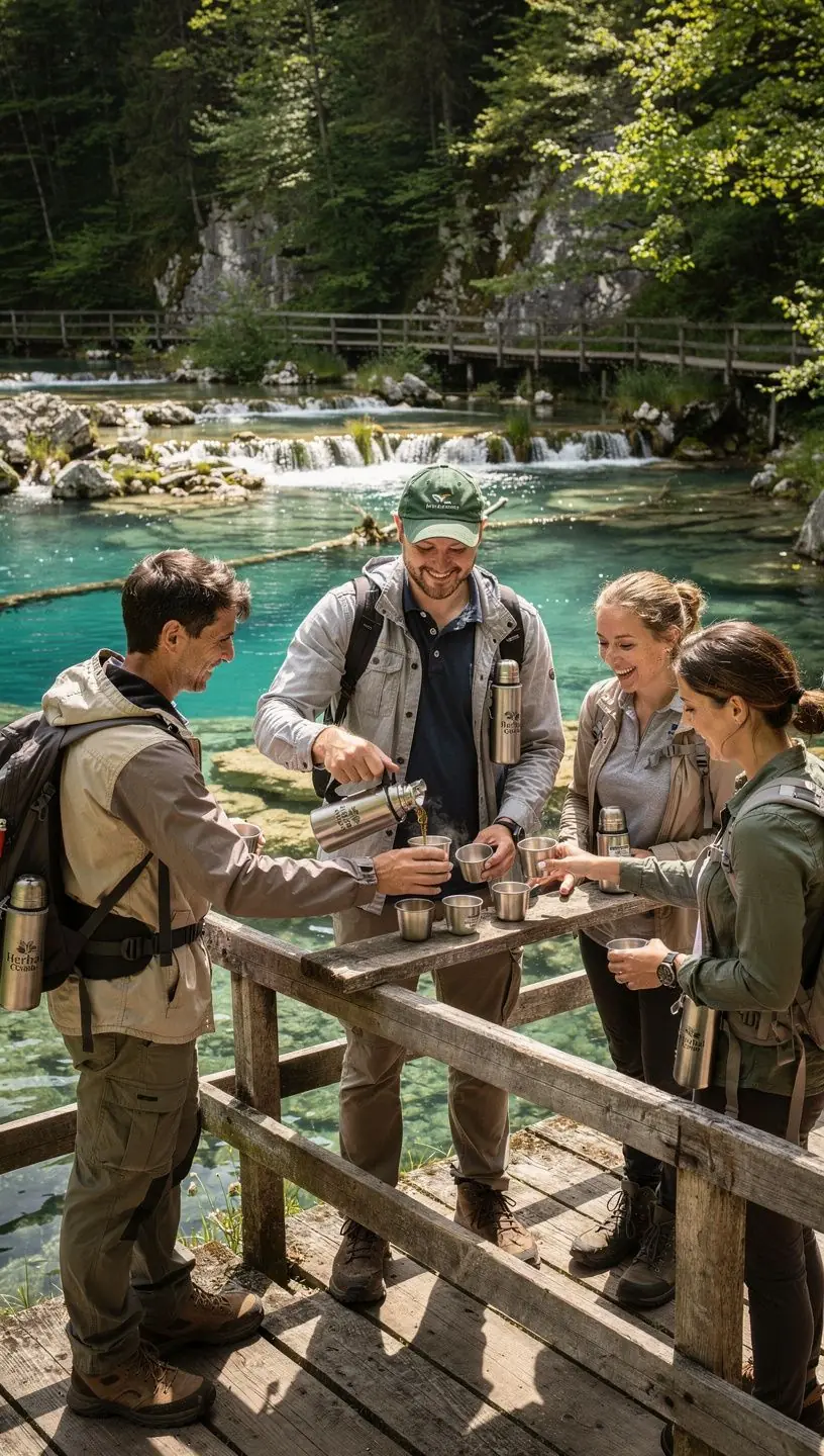 Opustite se uz šalicu čaja s prirodnim sastojcima u vrtu